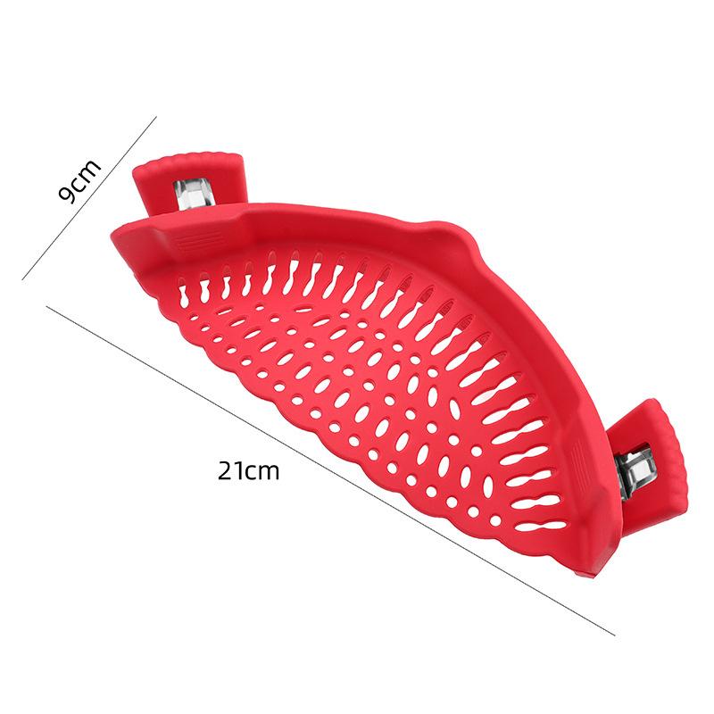2025 New Pot Strainer and Pasta Strainer - Adjustable Silicone Clip On Strainer for Pots, Pans, and Bowls - Kitchen Colander