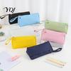 Large Capacity Pencil Pouch Case with Zipper And Handle, Durable Oxford Solid Color Multi Functional Desk Organizer for Study Organizer, Portable