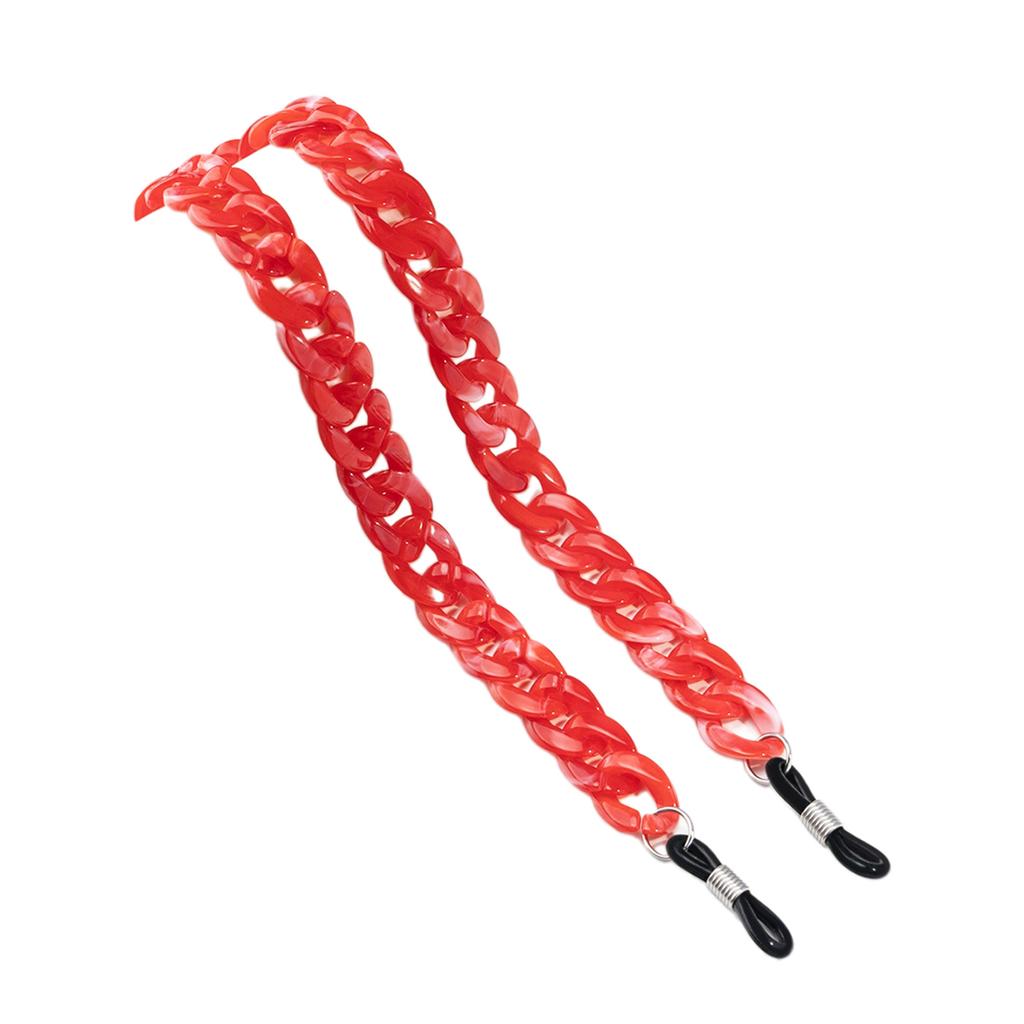 Vibrancy Acrylic Eyewear Chain Glasses Retainer Strap For Active Lifestyles Stylish Glasses Holder Eyeglasses Accessory