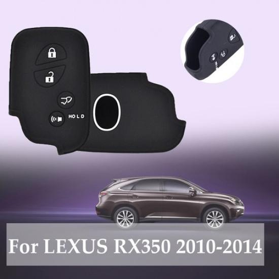4 Button Silicone Auto Car Key Fob Shell Cover Case For LEXUS RX350 2010-2014
