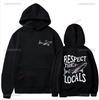 Respect The Ocean Hoodie - Ocean Surf Hoodie Carolina Blue Hoodie Words on Back Turtle Sweatshirt for Outdoor Enthusiasts