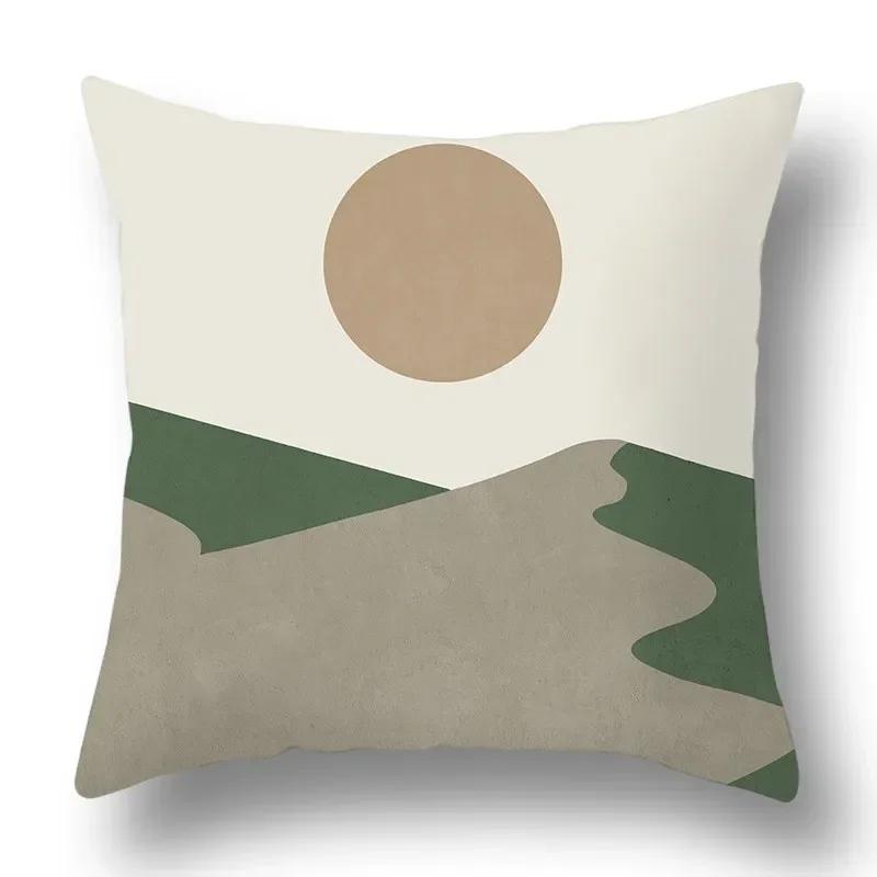 45*45cm Nordic Style Fresh Pillow Cover Cushion for Sofa Cushion Cover rHome Decoration Leaf Decorative Pillowcase