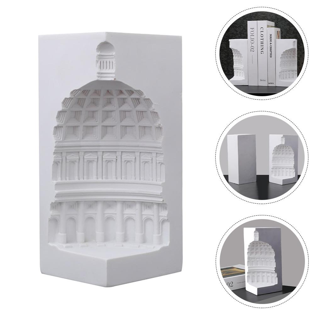Tablescape Decor Roman Pantheon Book Shelves for Office Architecture Building Model