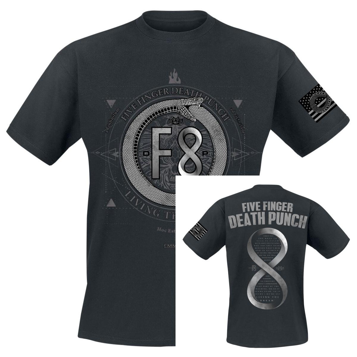 

Rare Summer Five Finger Death Punch Graphic Cotton Band Shirt Unisex Summer Short Sleeve Fashion Brand Tee Luxury Casual Vintage 2XL