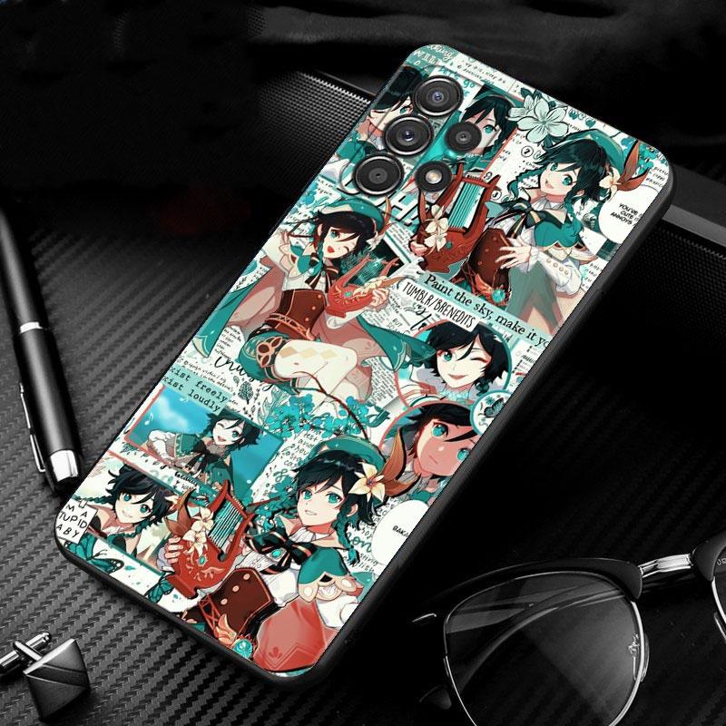 Anime Genshin Impact Case For Samsung Galaxy A51 A71 A41 A31 A11 A01 A72 A52 A42 A32 A22 A21s A02s A12 A02 Phone Shell Capa