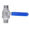 Ball Valve 304 Stainless Steel NPT 3 4in 2 Male Thread Manual Drive Cut Through Plumbing Fittings