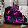 1pc Bear Print Blanket   Lightweight Flannel Throw Blanket For Sofa, Bed, Living Room, Office, Outdoor Travel, Camping