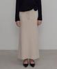 Deomago Peach Cotton Skirt_Charcoal
