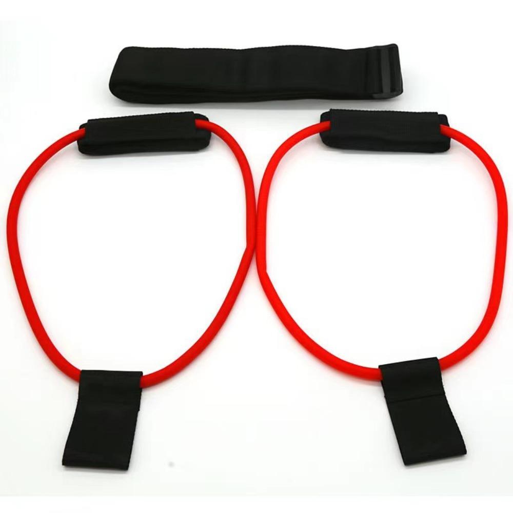 Non-Slip Strength Bands Padded Cuffs Booty Belt Portable Exercise Cord Fitness