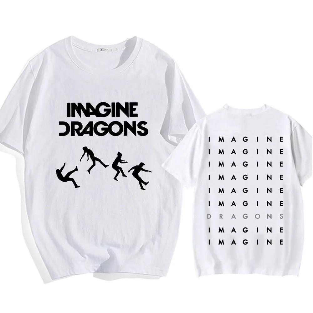 2025 Imagine Dragons Loom Tour T-shirt Short Sleeve Cotton Men Women T Shirt High Quality Soft Unisex Streetwear Hip Hop Fashion