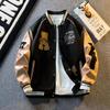 Baseballjacke Herrenmode Baseballtrikot Lässige Langarmjacke Mäntel Mode Lockerer Herrenmantel Mit Kapuze Baseballtrikot