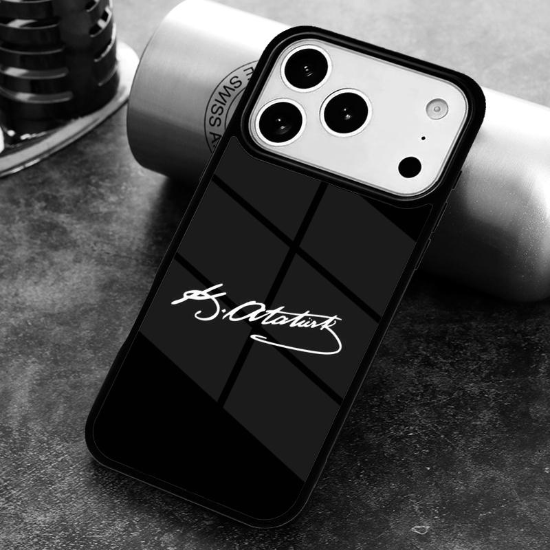 Kemal Signature Phone Case for iPhone 17 16 15 Pro Max Air 14 13 12 11 Plus Shockproof Cover