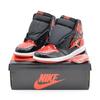 555088-063 Nike Air 1 Retro High OG Patent Bred Varsity Red Black (Mężczyźni)