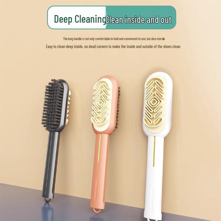 Dual-Sided Suede Shoe Brush with Soft Bristles - Crepe Brush & Eraser for Gentle Shoe Cleaning