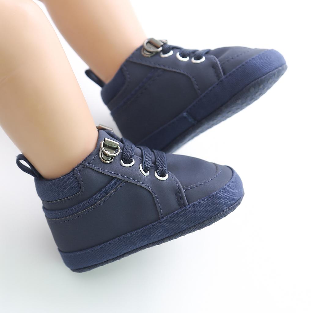 MYGGPP High Top Junge Babyschuhe Kleinkindschuhe Babyschuhe Weiche Unterseite