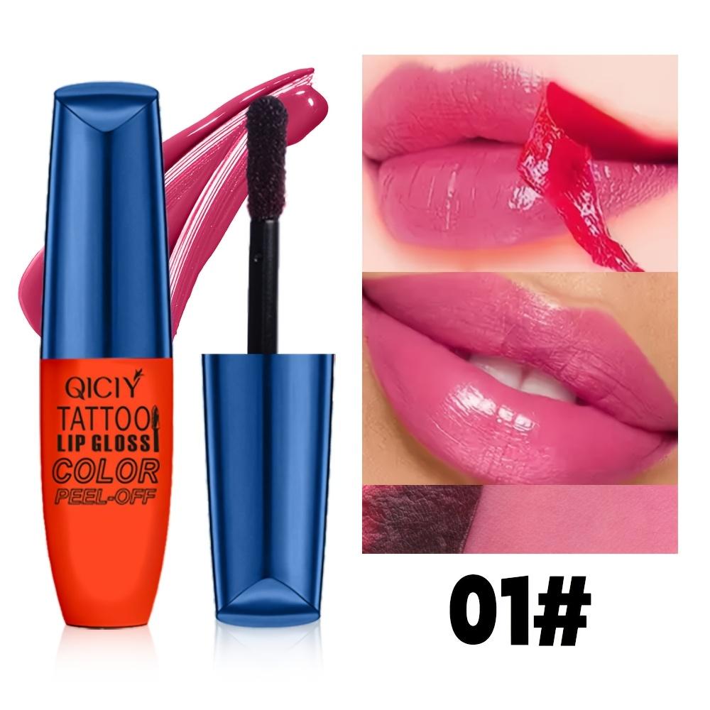 

Отшелушивающая помада для губ с матовым финишем, увлажняющий блеск для губ, стойкая водостойкая помада, идеальный подарок на День святого Валентина и дни рождения 01