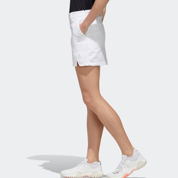 Adidas Solid Color Golf Skort Women Skorts White FJ2478