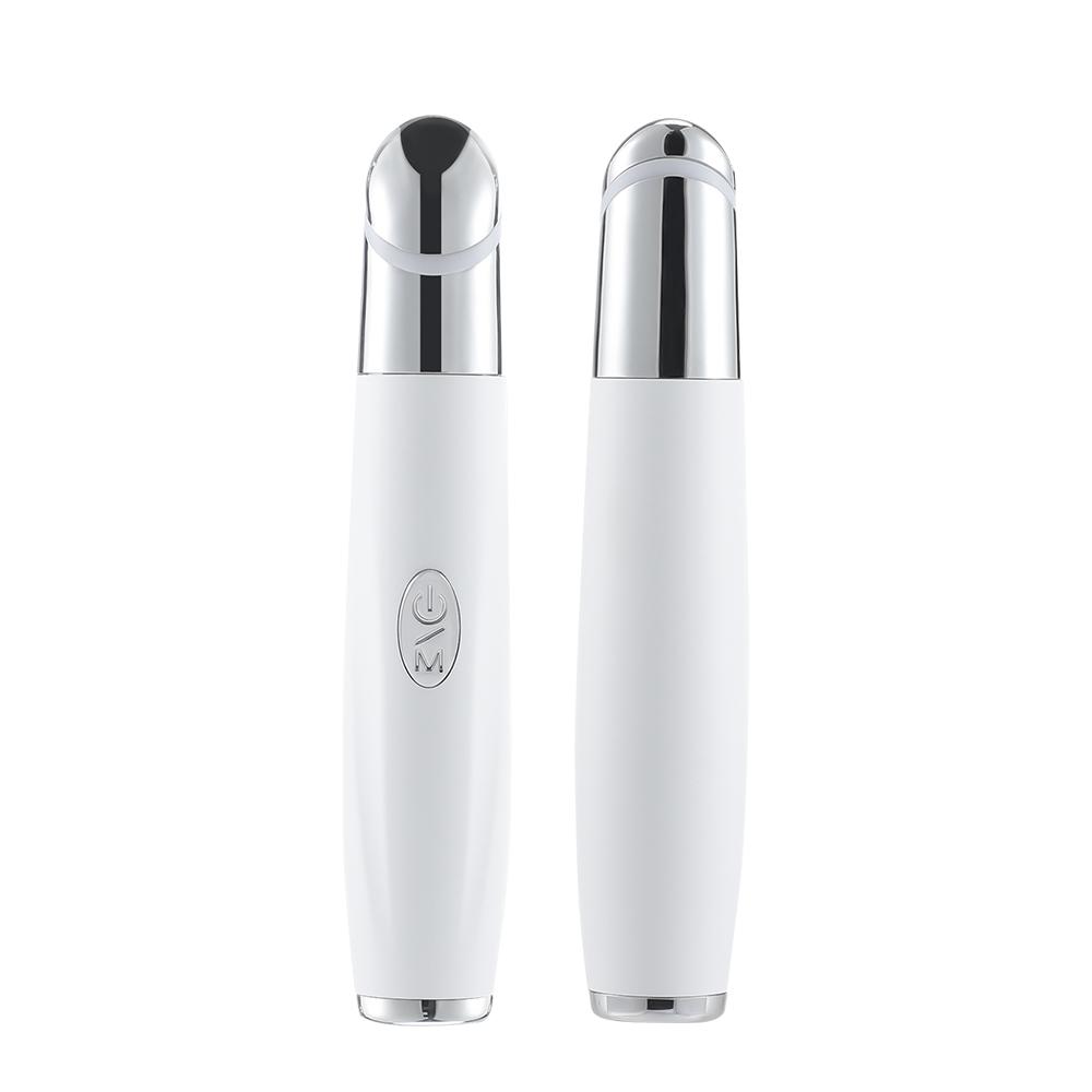 Eye Care Beauty Device Facial Massager 3 in 1 LED Photon Light Wand for Relax Eye Dark Circles Eye Bags Puffiness Skincare Tool with Vibration Massage