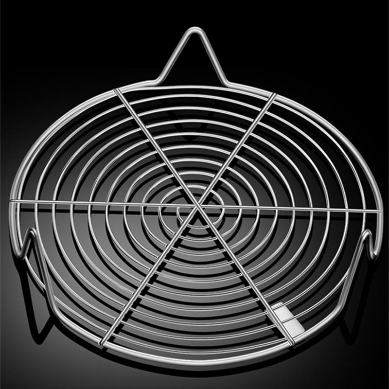 Stainless Steel Steamer Household Pressure Cooker Rice Steaming Rack Cookware Heat Insulation Shelf Home Kitchen Accessories