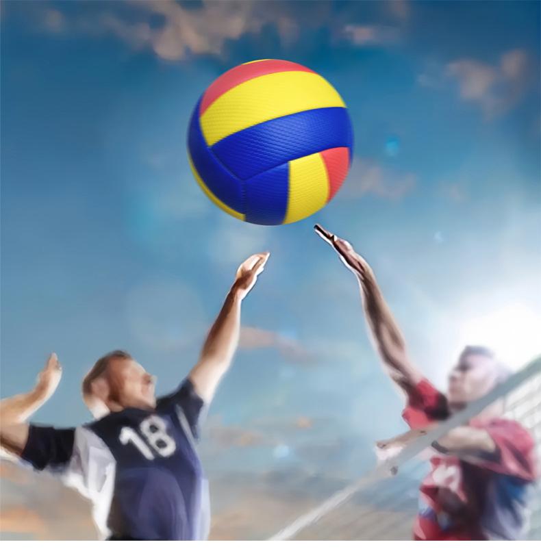 Durable Ultra-Fiber Soft Size 5 Volleyball for Middle School Exams and Campus Training
