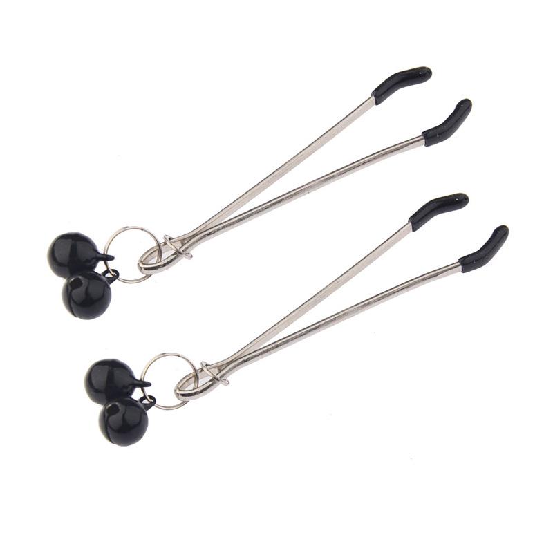 Damen Brustwarzen- und Schamlippenklemmen - SM-Glocken Erwachsenenspielzeug für Paare