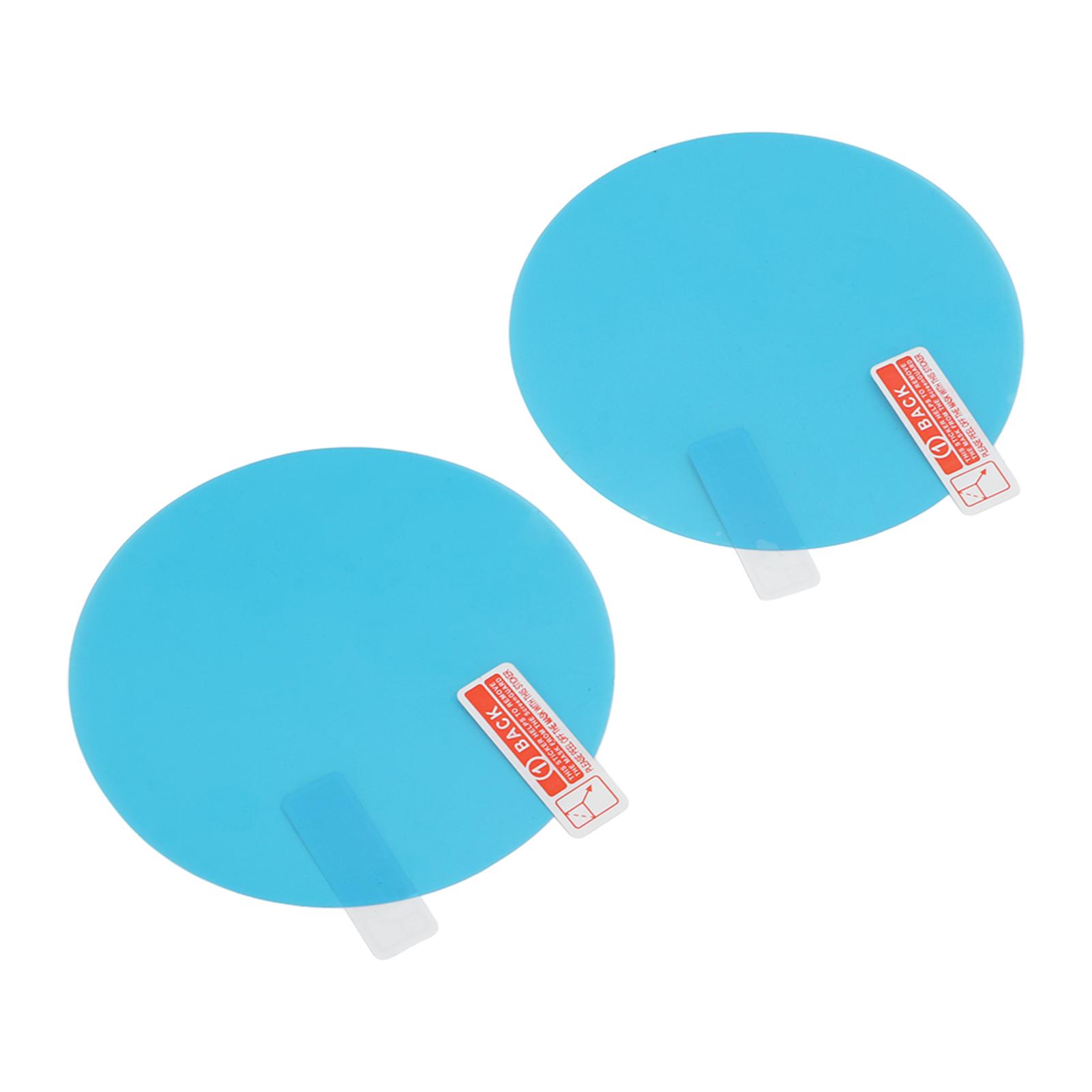 

78.74mm3.1in Наклейка на зеркало заднего вида, боковые пленки для зеркал, водонепроницаемые, противотуманные, прозрачные для автомобиля