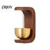 Metal Wind Chime Doorbell Entry Doorbell, Magnetic Hanging Bell, Solid Wood Chime, Crisp Door Frame Sound for Home Shop Studio Doors Decoration