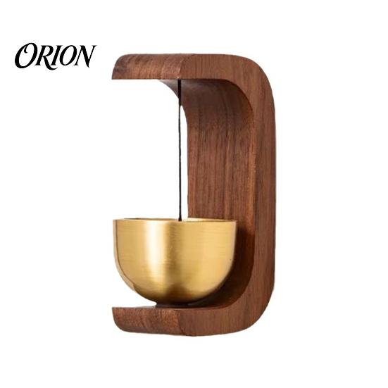 Metal Wind Chime Doorbell Entry Doorbell, Magnetic Hanging Bell, Solid Wood Chime, Crisp Door Frame Sound for Home Shop Studio Doors Decoration