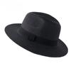 Men's Hand-Woven Raffia Straw Sun Hat - Wide Brim, Sun Protection, Perfect for Summer Beach Vacation