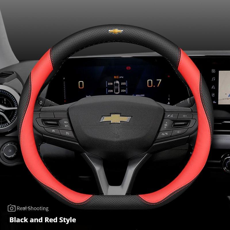 Leather Car Steering Wheel Cover for Chevrolet Corsa Groove Impala Matiz Beat Volt 1 Optra Lacetti Malibu Xl Epica Accessories