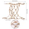 Hemp Rope Parrot Bird Climbing Net Hanging Rope Net Swing Play Rope Ladder Chew Toy (Small)