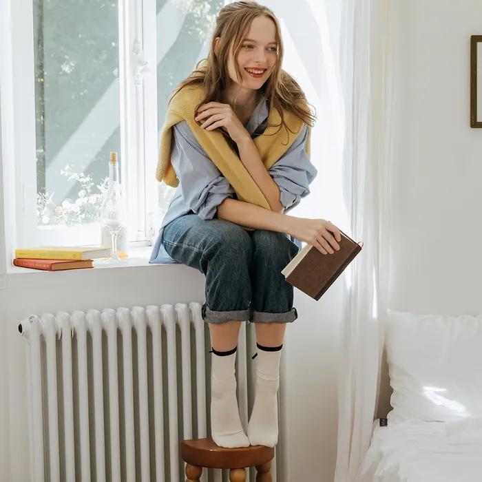 [2SET] IL Long Ribbon Socks 2 colors