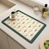 Coffee Machine Drain Pad, Kitchen Countertop Pad, Sink Sink Sink, Quick Drying, Waterproof Diatomaceous Earth