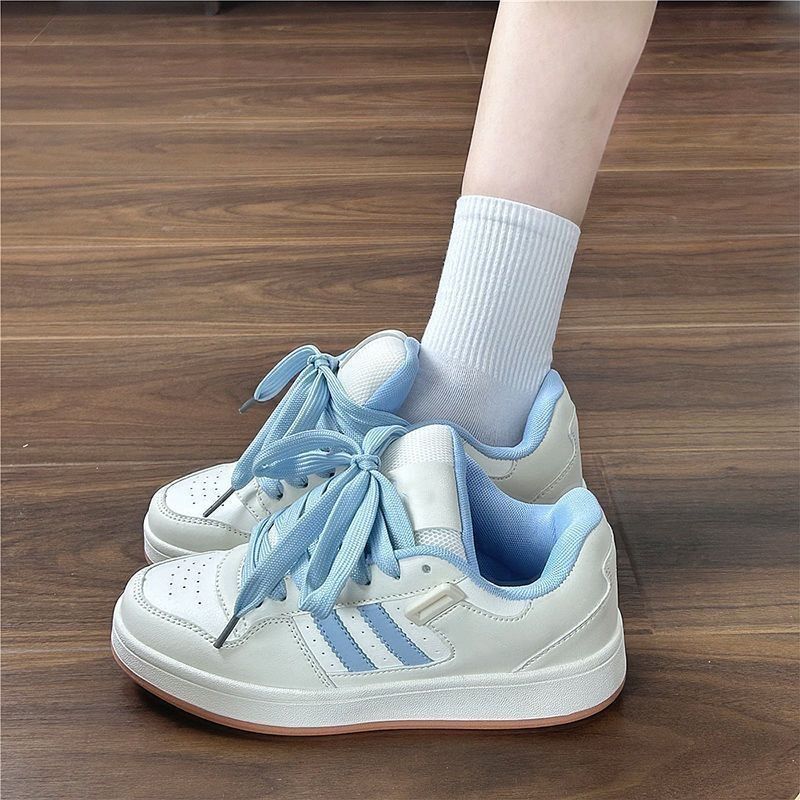 High-value thick-soled trendy sports board shoes, women's trendy new student versatile casual fat bread shoes