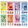 816Sheets Disney Inside Out 2 Make A Face Puzzle Stickers Funny Diy Assemble Jigsaw Cartoon Sticker Toy Party Game Reward Gifts