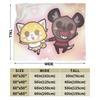 Aggretsuko Flannel Blanket Winter  Super Warm Bedding Throws for Kids Adult Living Room Comfortable Bedspread Sofa Bed Cover