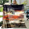 War Tank Flannel Throw Blanket Printed Military Weapons Blanket Bed Sofa Travel Hiking Picnic Blankets for Boys Men Adult Gifts