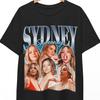 Sydney Sweeney, Maglietta Sydney Sweeney, Maglietta Vintage Sydney Sweeney, Magliette per Fan di Sydney Sweeney, Film di Sydney Sweeney, Maglietta Regalo Sydney Sweeney
