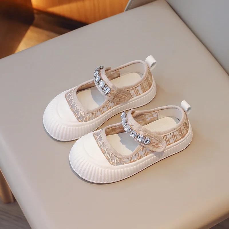 

Лето Новая Мода Простая Обувь для Девочек Толстая Подошва Универсальный Комфорт Детский Кроссовок Элегантная Принцесса Мэри Джейн Повседневная Обувь 26insole16.6cm бежевый