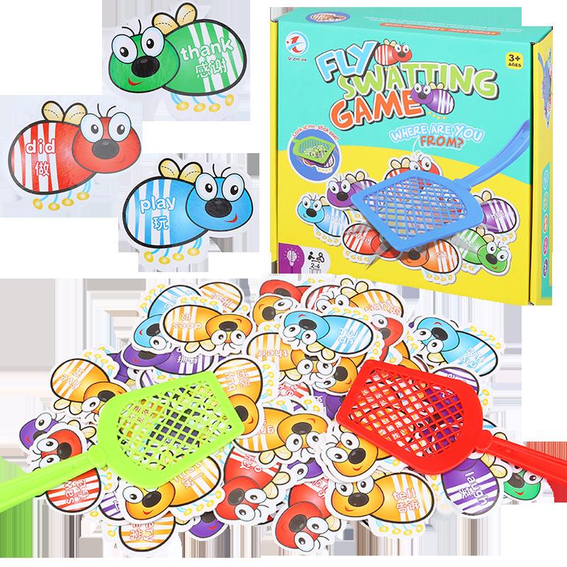 Fun Fly Swatting Games Learn English Multiplication Formulas Puzzle Board Games Children'S Parent-Child Interaction Learning Teaching Aids