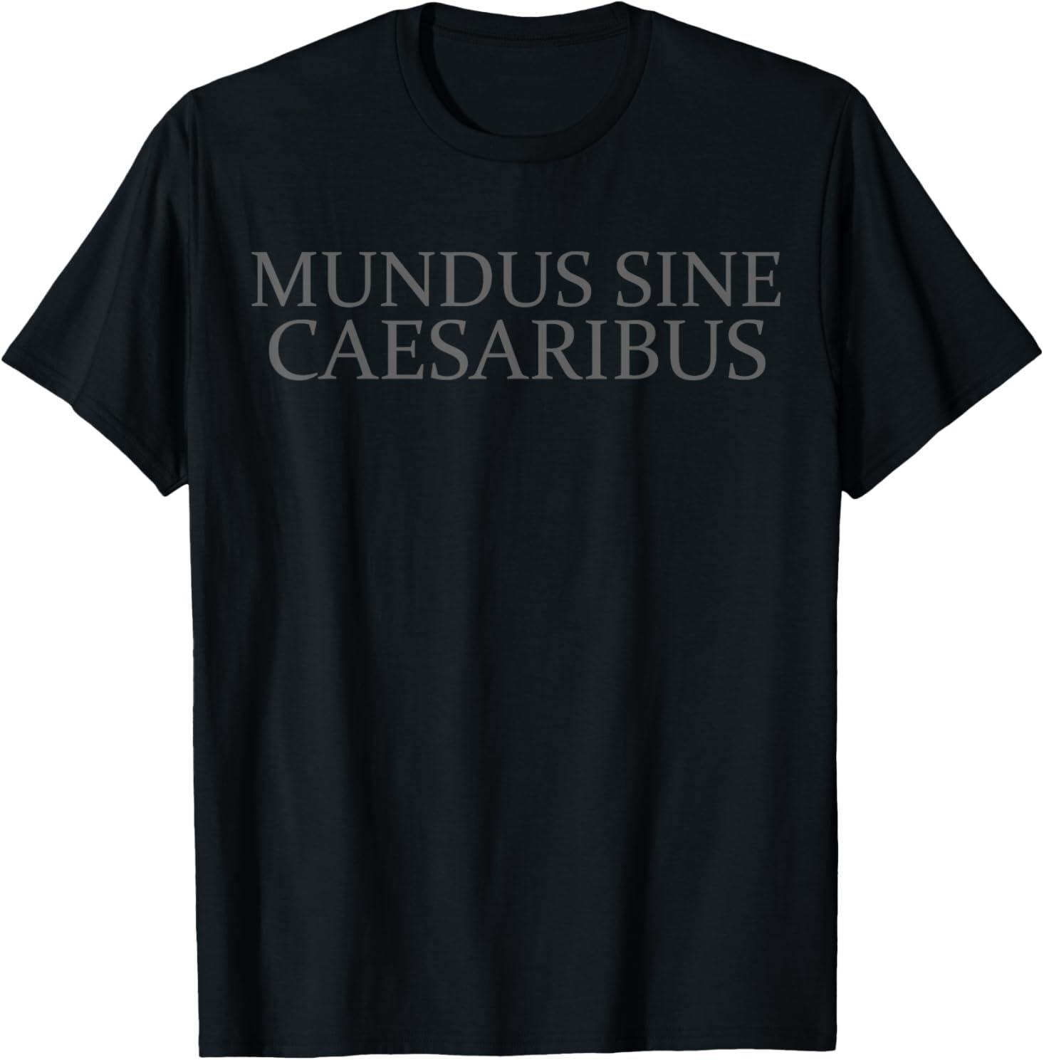 Mundus sine caesaribus рубашка футболка Mundus Sine Caesaribus футболка S разноцветный