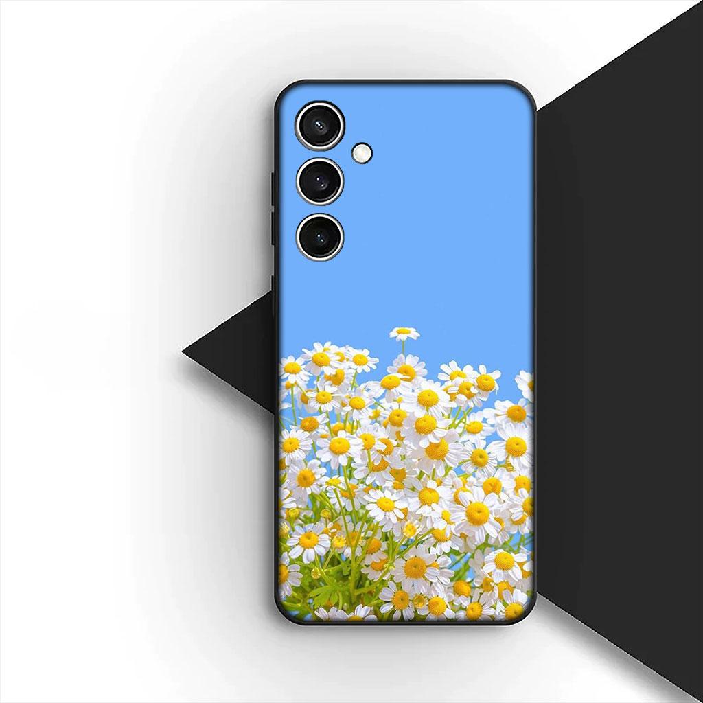 Fresh Little Daisy Flower Silicone Phone Cover for Xiaomi Poco C75 C65 C71 C85 X7 X6 M7 F7 F8 Ultra F6 Pro Soft Case