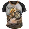 Vintage Motorcycle T Shirts For Men 3d Print Graphics T-shirts For Men Short Sleeve Male Motorcycle Shirts Tee Tops Streetwear