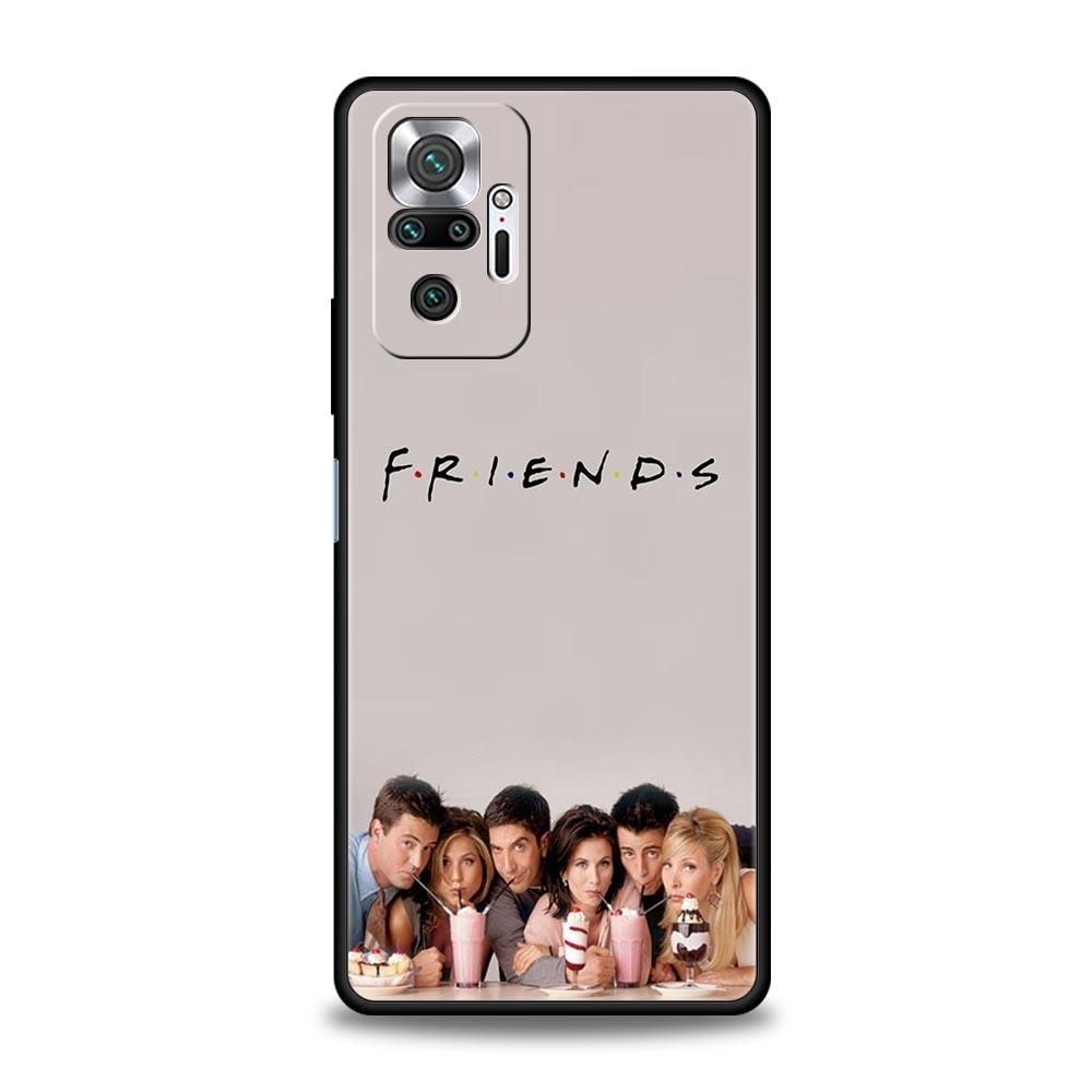 Friends Phone Case Cover for Redmi 14C 10C Note 15 14 13 12 10 11 K40 Pro Plus 5G Shockproof Soft TPU Shell Fundas Capas Bags