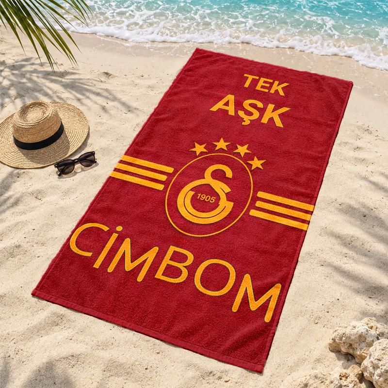 Galatasaray Microfiber Beach Towel Quick Dry Sand Free Lightweight Beach Towels for Travel Swimming Camping