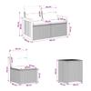 Sofa Set 7 Pcs Beige and Light Gray Poly Rattan and Steel