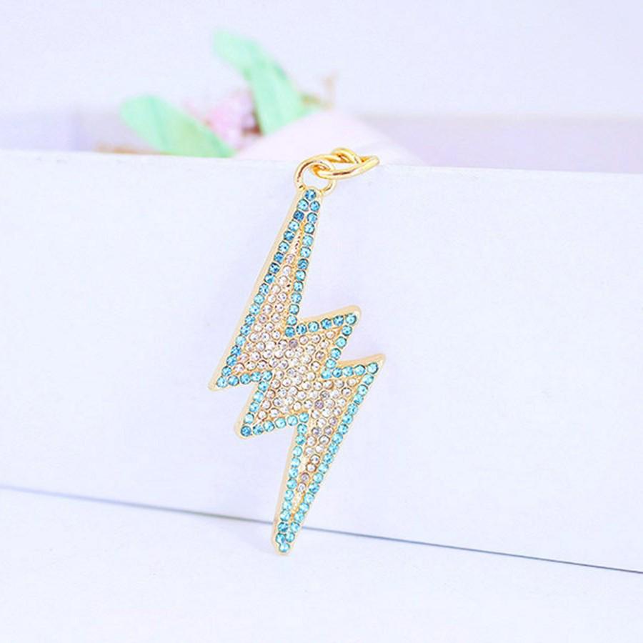 

Брелок Любовь Молния Стразы: Женский аксессуар для сумки и металлический брелок для девушки 1447 Individual OPP Bag Packaging