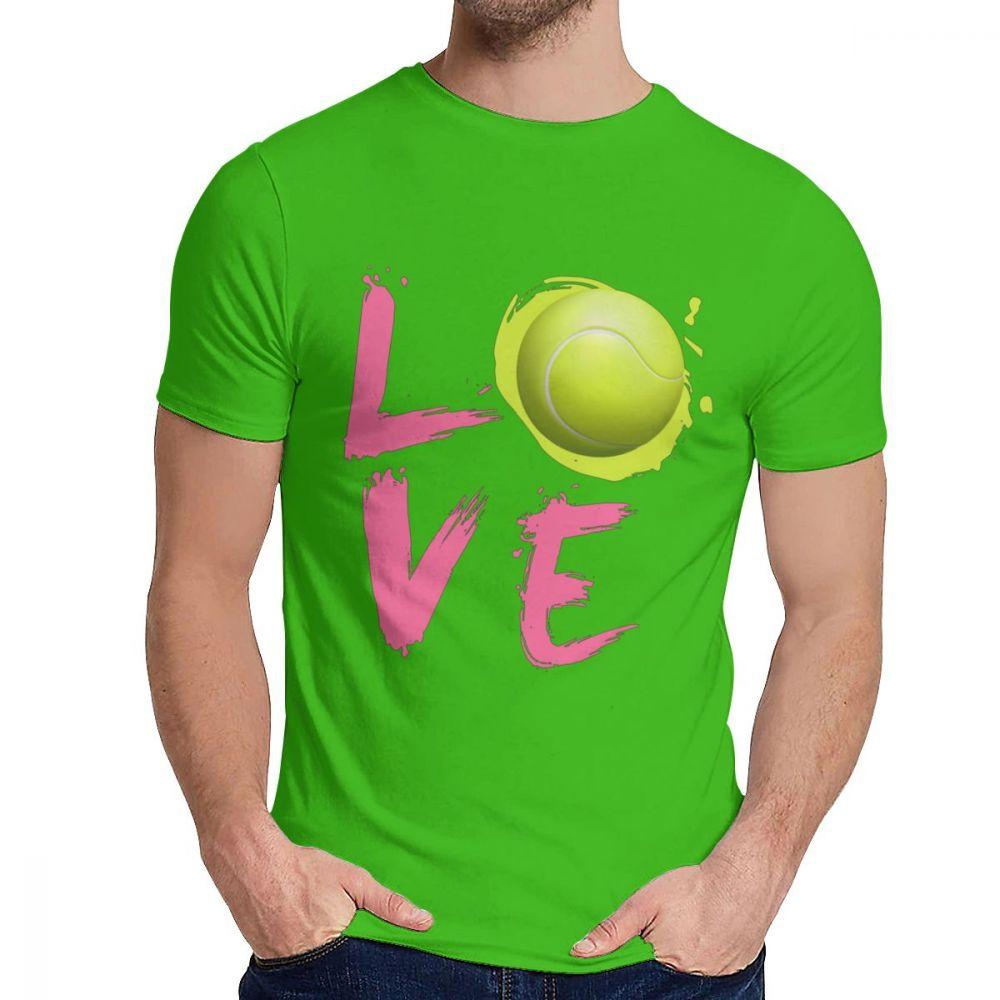 Man S Tee Shirt Tennis Pickleball Team Love Sport Good Cotton Graphic Man S O Neck
