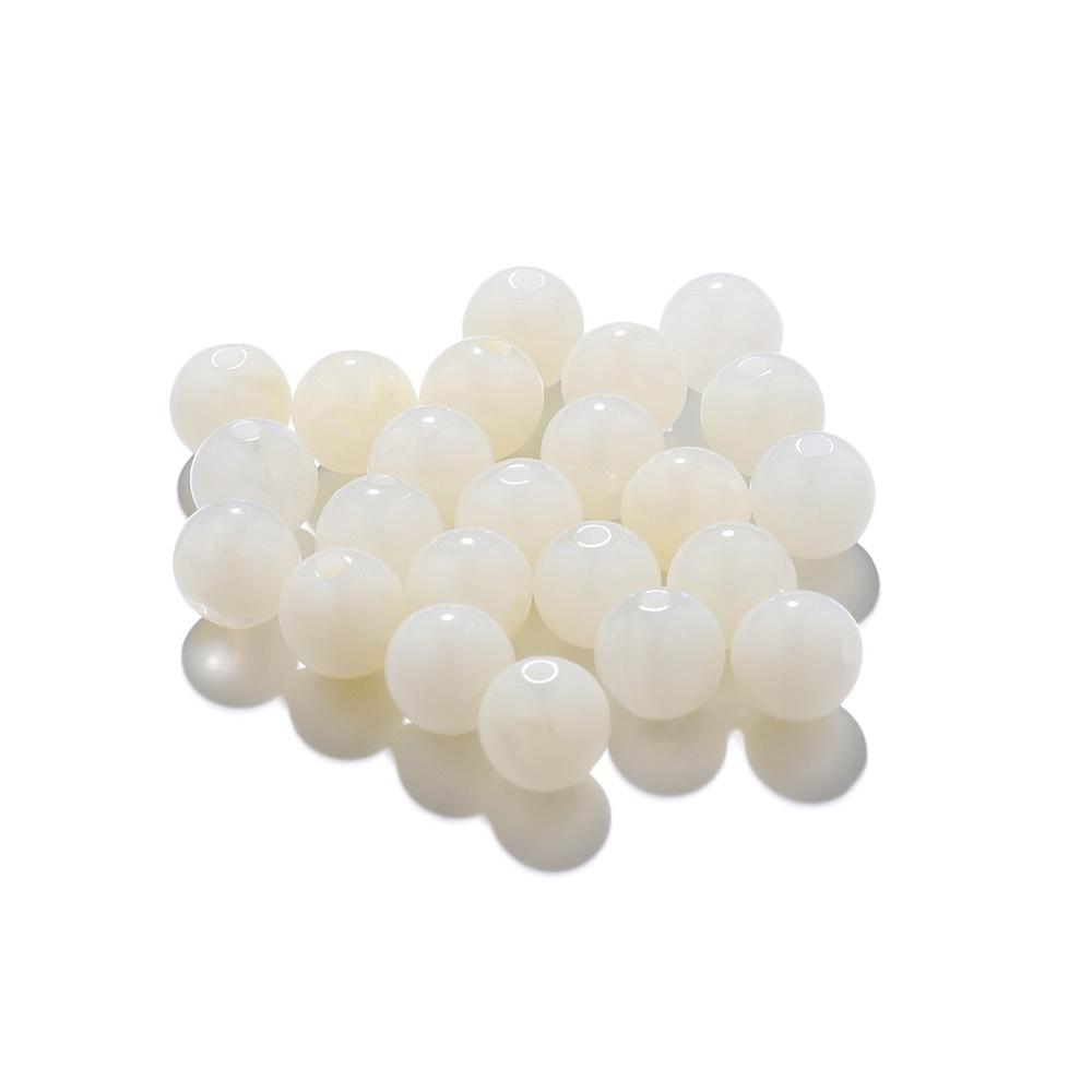 100-200Pcs Colorful Round Imitation Natural Stone Bead Loose Spacer Bead For DIY Necklace Bracelet Jewelry Making Supplies