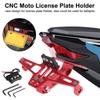 Adjustable Motorcycle Rear License Plate Mount Registration Plate Holder Motorbike Parts